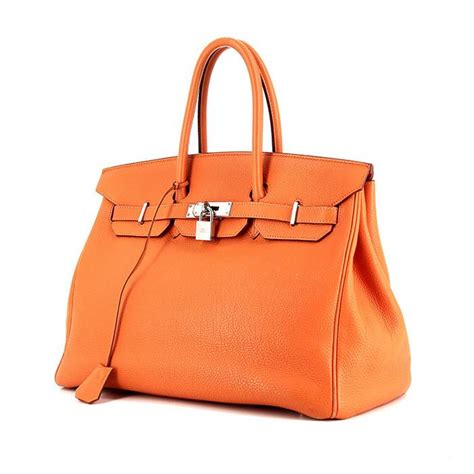 bolso naranja hermes|Bolsas Birkin de Hermès pre.